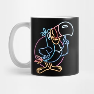 Toucan sam neon style Mug